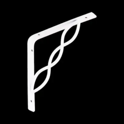 WPRP 150 konzole se splétanou vzpěrou 150x150 bílá