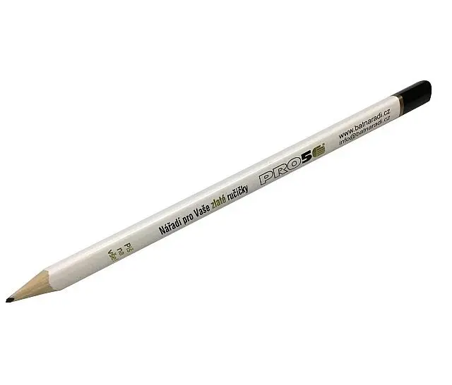 Tužka trojboká obkladačská Bílá