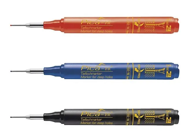 PICA ink.perm.značkovač pro hluboké otvory černý PICA ink.perm.značkovač pro hluboké otvory černý