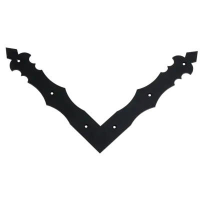 NAD 4 C - Rohovník ozdobný černý 300x300x40x4,0 mm