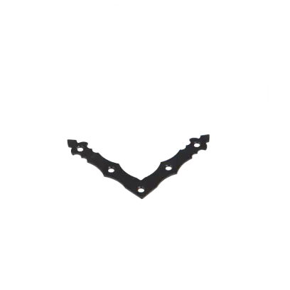 NAD 8 C - Rohovník ozdobný černý 100x100x15x2,0 mm