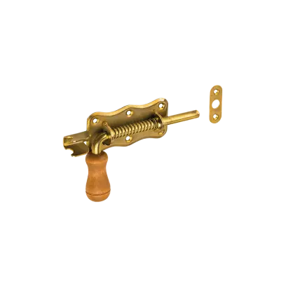 WSP 150  Zástrč pružinová s dřev. koncovkou 150x50 mm