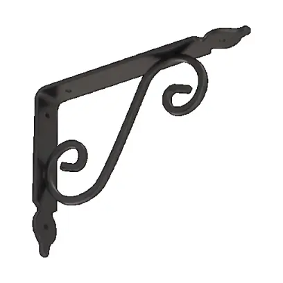 WOZ 190 HB konzole dekorativní kovaná 190x140 gradovaná černá