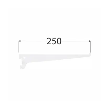 WSS 250b systémová konzola jednoduchá 250 mm bílá