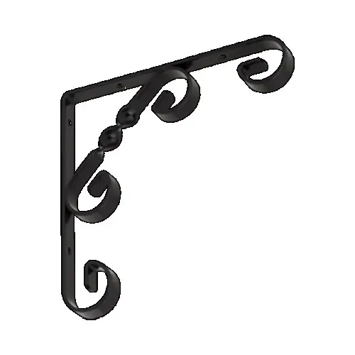 WO 150 C konzole dekorativní MOD.4 150x150 černá