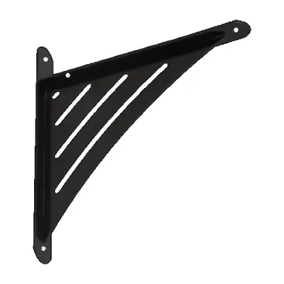 WAT 190 konzole s trojúhel. děrov. vzpěrou 194x200x26 černá