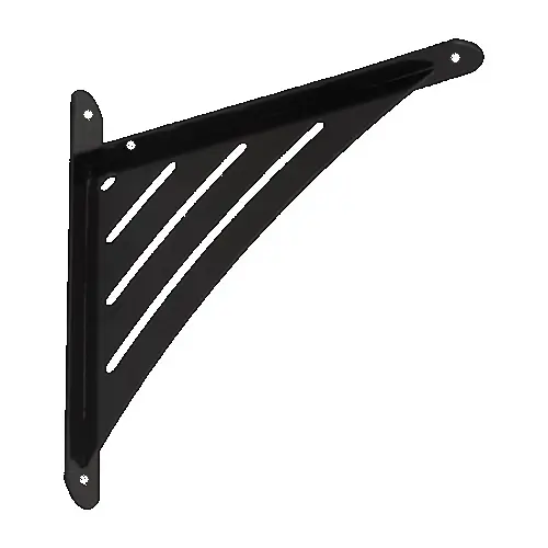 WAT 190 konzole s trojúhel. děrov. vzpěrou 194x200x26 černá