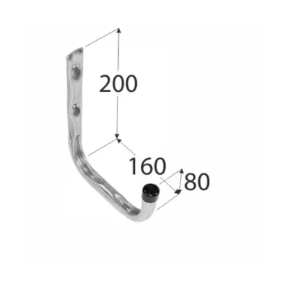 HPU 160 hák jednoduchý U 160