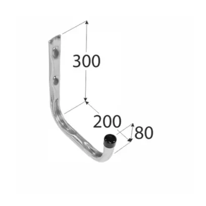 HPU 200 hák jednoduchý U 200