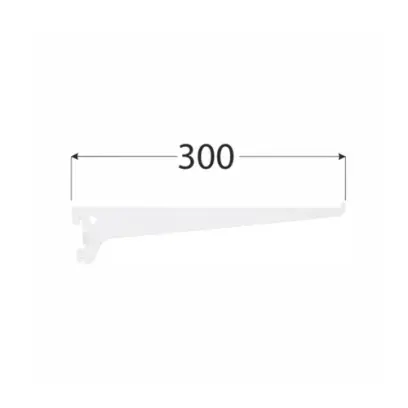 WSS 300b systémová konzola jednoduchá 300 mm bílá