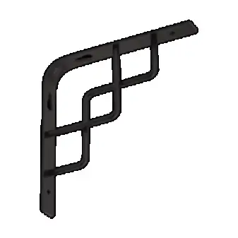 SQUARE 150 CZ konzole 150x150 černá matná