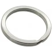 Kroužek na klíče 25mm Ni - plochý