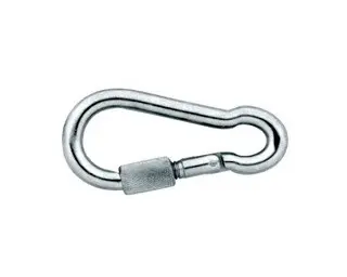 Karabina hasičská s pojistkou DIN 5299D 120x11mm Zn