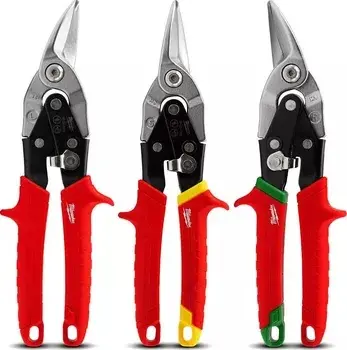 Milwaukee Sada nůžek na plech 3ks