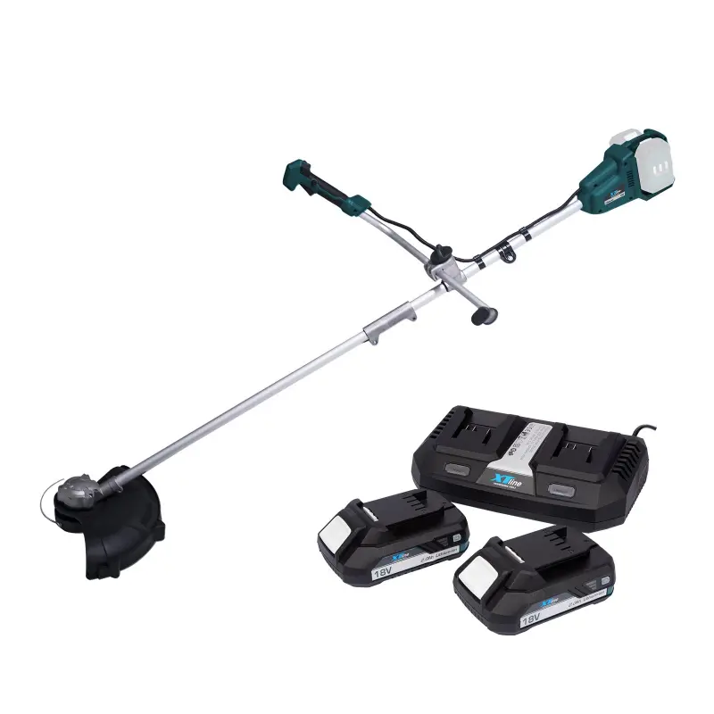 Aku strunová sekačka 2V1 bezuhlíková 36 V + 2 baterie 4.0 Ah + nabíječka 3.0 A