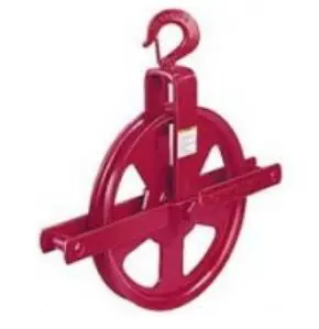 Kladka stavební s hákem 16-22/200mm 450kg lak.