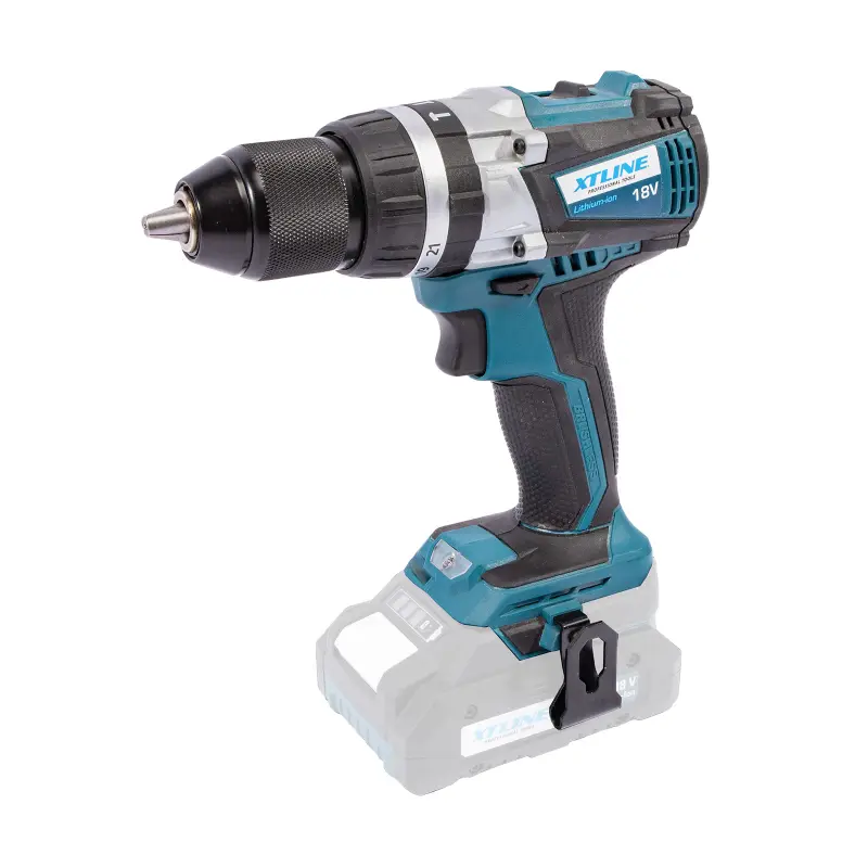 Aku vrtačka s příklepem bezuhlíková 18 V
