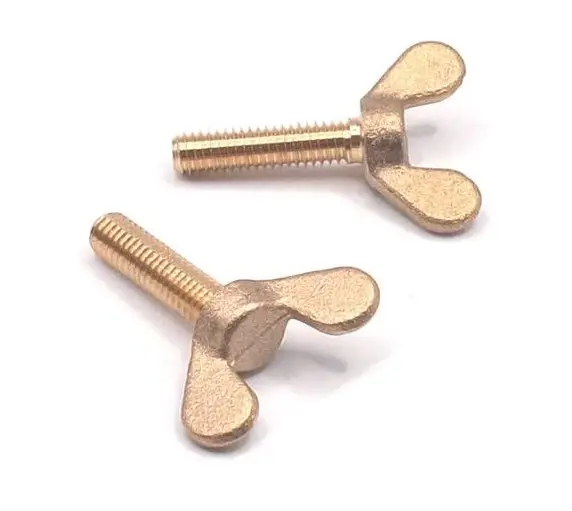 Šroub křídlatý DIN 316 mosaz M8x20 am. forma