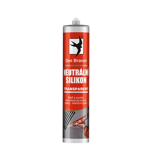 Neutrální silikon 280 ml kartuše transparentní