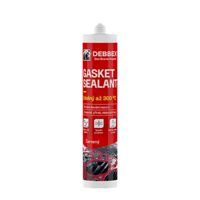 Gasket sealant červený 280 ml kartuše cihlově červená