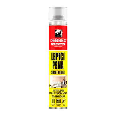 Lepicí pěna SMART KLEBER 750 ml pistolová dóza žlutá