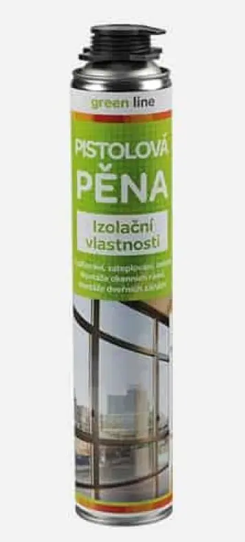 Pistolová pěna Green line,  750 ml