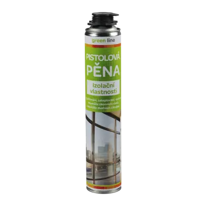 Pistolová pěna Green Line 750 ml pistolová dóza žlutá