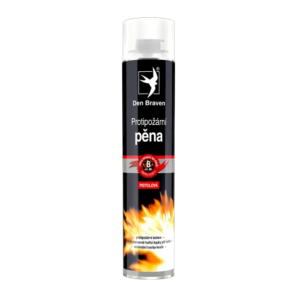 Protipožární trub.pěna 750ml červená