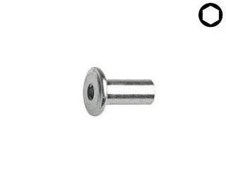 Matice spojovací nábytkářská M6x12/15 ZB