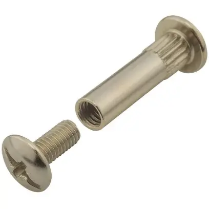 Spojovací článek M6x30 Nikl komplet 2díly