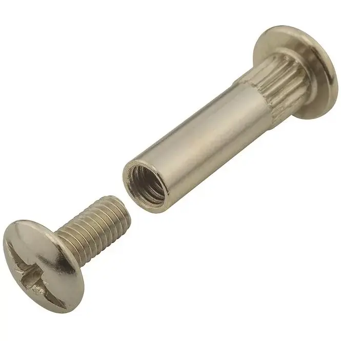 Spojovací článek M6x30 Nikl komplet 2díly Spojovací článek M6x30 Nikl komplet 2díly