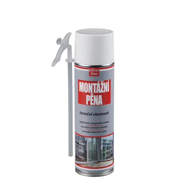 Montážní pěna Silver Line 500 ml trubičková dóza zelená