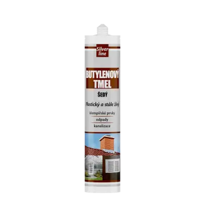 Butylenový tmel Silver Line 310 ml kartuše šedá