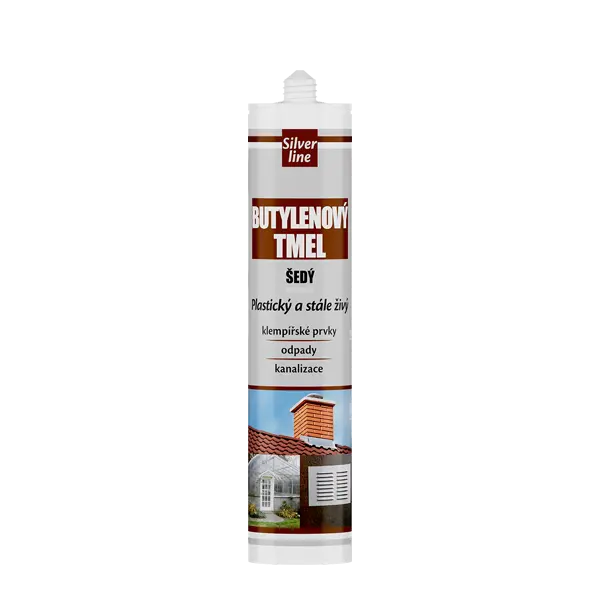Butylenový tmel Silver Line 310 ml kartuše šedá