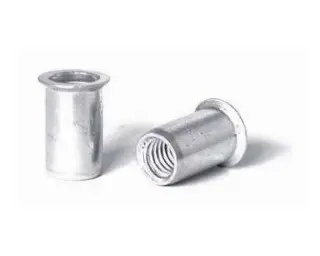 Matice nýtovací zápustná M5x13 (1,5-4,0) hladká otevřená, hliník - Bralo