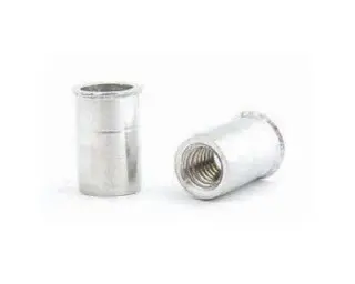 Matice nýtovací redukovaná M8x16 (0,5-3,0) hladká otevřená, hliník - Bralo