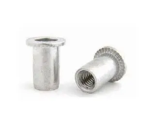 Matice nýtovací plochá M8x18,5 (3,0-5,5) hladká otevřená, hliník - Bralo