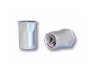 Matice nýtovací malá hlava M10x20 (0,5-3,0) 1/2 šestihranná otevřená, ocel - Bralo