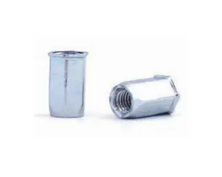 Matice nýtovací malá hlava M5x14 (0,5-3,0) šestihranná otevřená, ocel - Bralo Matice nýtovací malá hlava M5x14 (0,5-3,0) šestihranná otevřená, ocel - Bralo