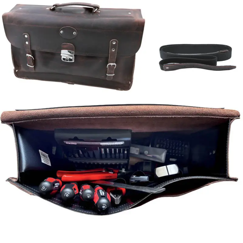 Brašna montážní a elektrikářská 440x260x150mm s výbavou pro řemeslníky (18ks nářadí)