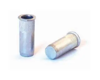 Matice nýtovací redukovaná M5x18 (0,5-3,0) vroubkovaná uzavřená, ocel - Bralo Matice nýtovací redukovaná M5x18 (0,5-3,0) vroubkovaná uzavřená, ocel - Bralo