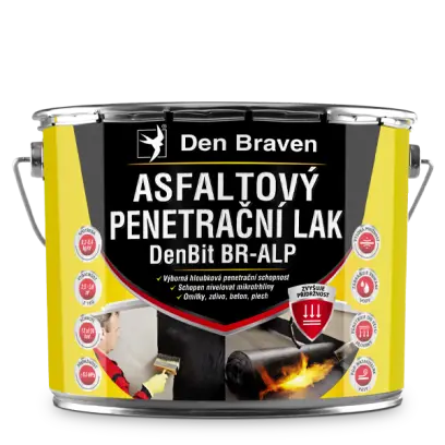 DenBit BR-ALP - Asfaltový penetrační lak 4,5 kg plechovka