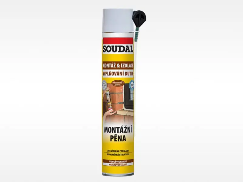 Montážní pěna  SOUDAL 750 ml
