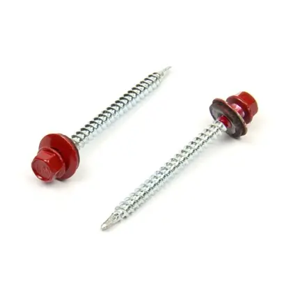 Farm. vrut s EPDM podložkou 4,8x55 RAL 3011 Červenohnědá