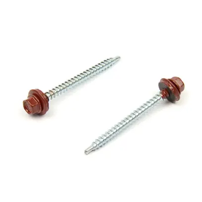 Farm. vrut s EPDM podložkou 4,8x60 RAL 3009 Oxidovaná červená