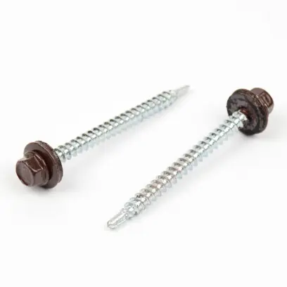 Farm. vrut s EPDM podložkou 4,8x60 RAL 8017 Čokoládová hnědá