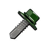 Farm. vrut s EPDM podložkou 4,8x35 RAL 6020 Chromová zelená