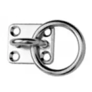 Deska s okem a kroužkem 35x40mm Zn