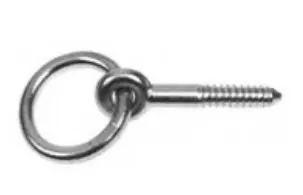 Oko s vrutem a kroužkem 6x60mm Zn