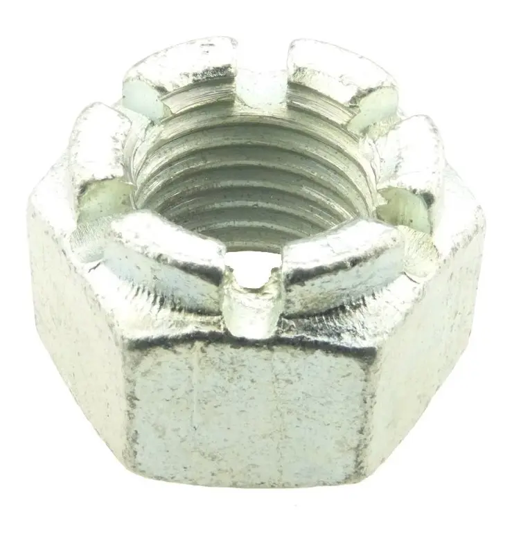 Matice korunová DIN 935 8 M16x1,5 ZB